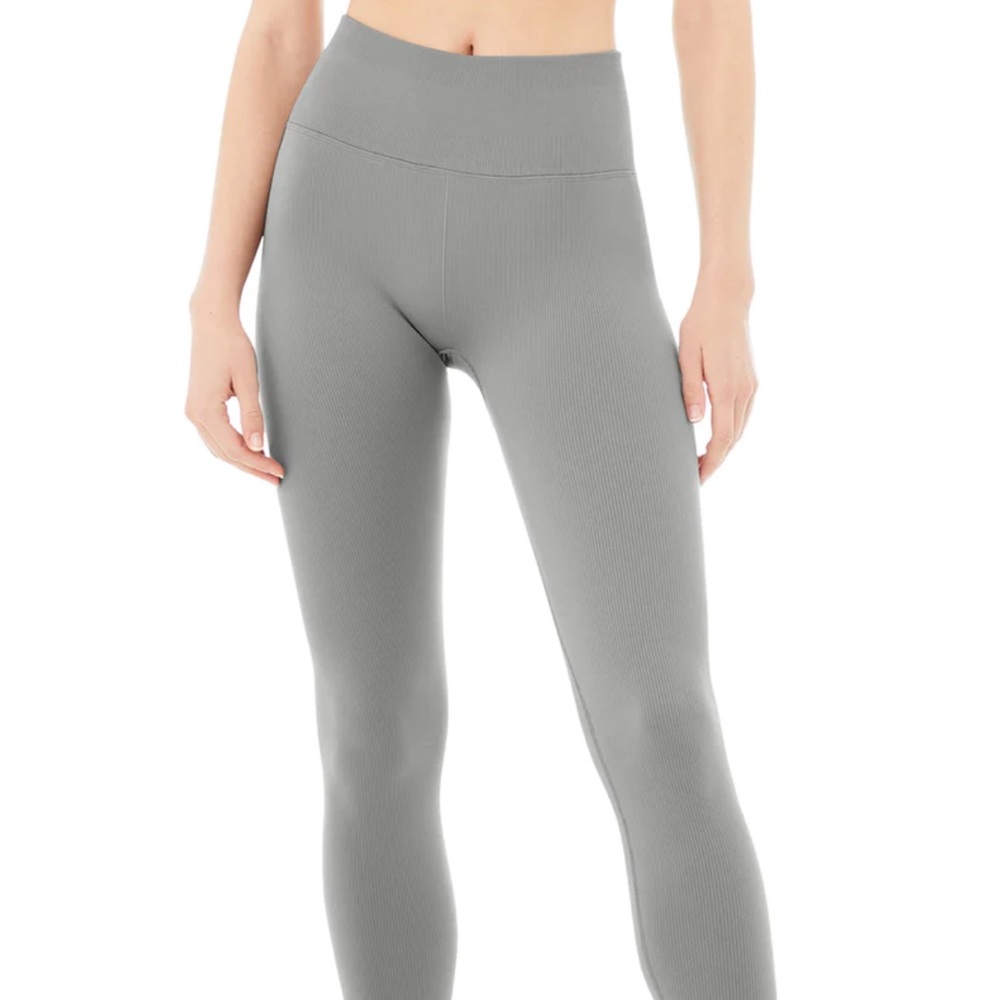 Alo yoga seamless high rise ribbed legging